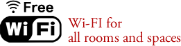 Wi-FI for all rooms and spaces