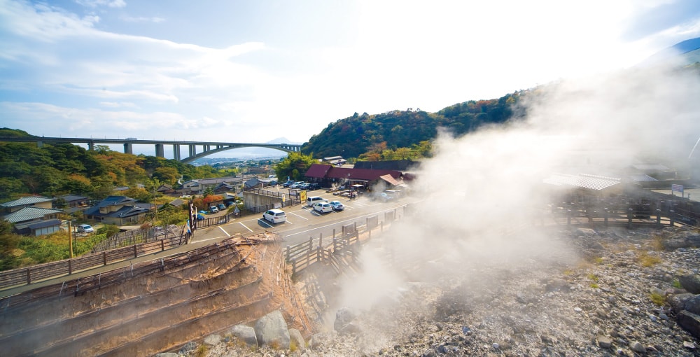 別府の湯けむり 温泉地景観