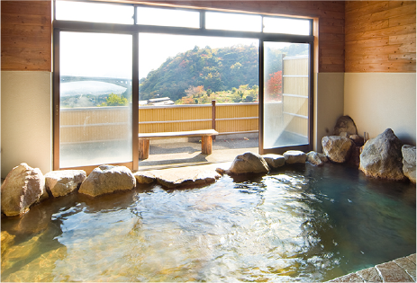 明礬山の湯　展望風呂・家族風呂