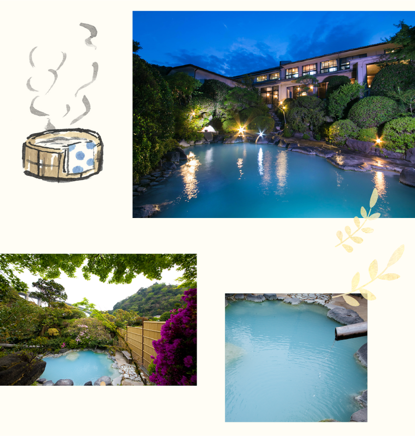 薬効が高い明礬硫黄泉で代謝アップ