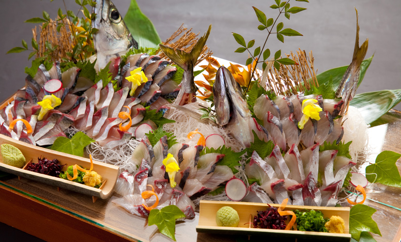 Utmost exceptional seafood from the Bungo waters