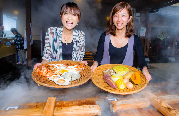 別府郷土料理「地獄蒸し」